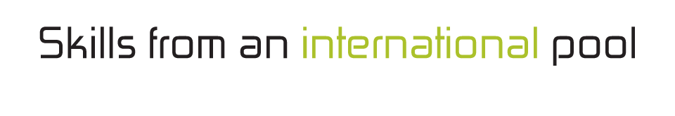 Skills from an international pool